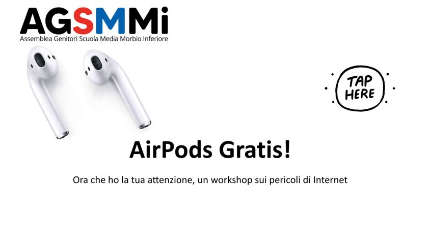 “AirPods gratis!”