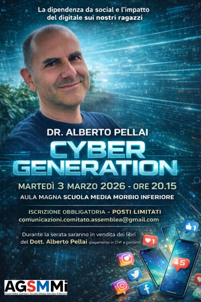 Cyber Generation – Incontro con il Dott. Alberto Pellai